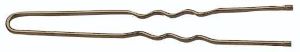 Sibel Hairpins Wavy 65mm Bronze 50st