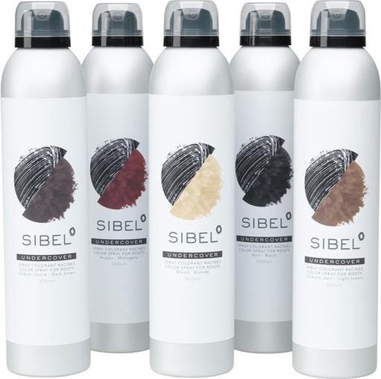 Sibel Undercover Spray Zwart 300 ml