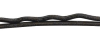Sibel Best Grip Metall, gewellt, matt, 50 mm, schwarz 250gr