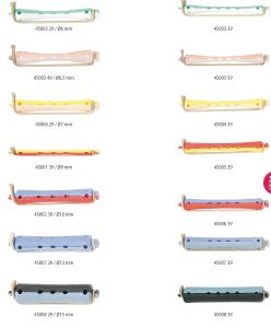 Sibel Permanent Wikkels Lang Grijs/Zwart