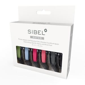 Sibel Verdeelclips Gator Assortie 9cm 6st