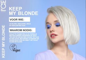 ICE Professional Keep My Blonde Masker 750ml (foto 3)