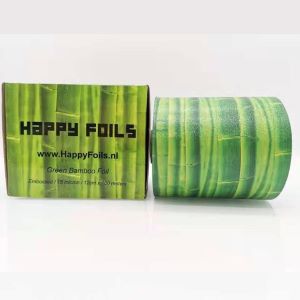 Happy Foils Alufolie Rol 12cmx100m Green Bamboo (foto 2)